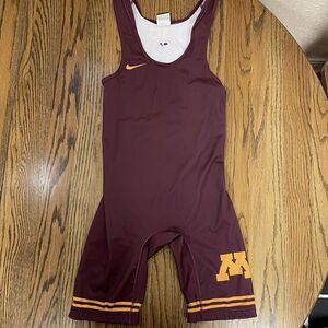 Nike Minnesota Gophers Wrestling Singlet Small- XXL Team Issued NCAA Player Worn